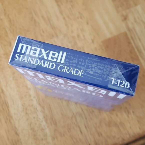 𝅺MAXELL VHS Video Cassette New Sealed Standard Grade 6 hours in EP Mode T-120 - Picture 6 of 6